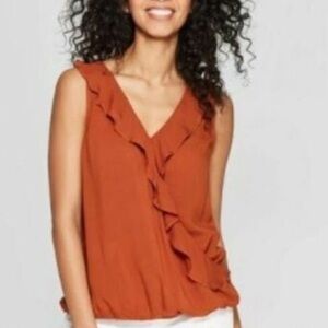 (A8) a .new day Surplice top, Size Medium, NWT‎